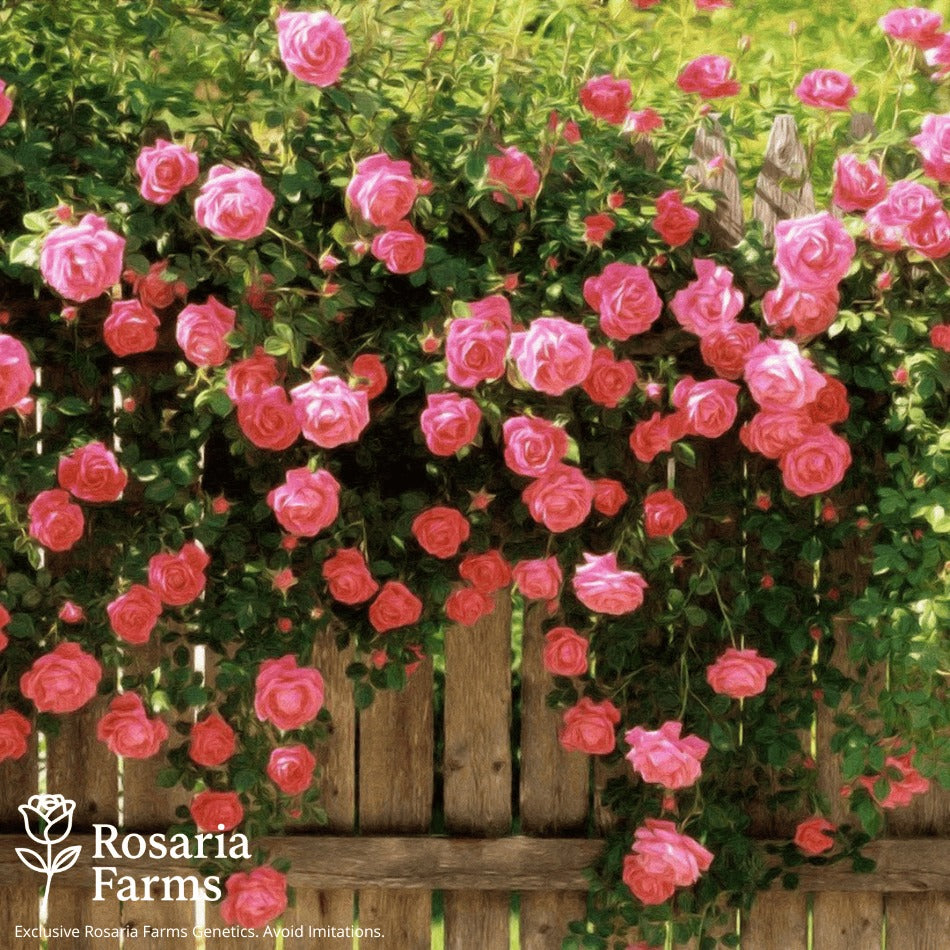 Eden Climbing Rose Seeds – Fast-Growing Award-Winning Variety (50% OFF | Limited Stock Available)